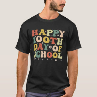 100 Tage Schuljungen Mädchen glücklich 100 Tage T-Shirt