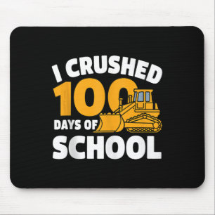 100 Tage Schulkind Boys Bau Fahrzeug Mousepad
