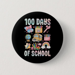 100 Tage Schullehrer Kinder 100 Tage Button