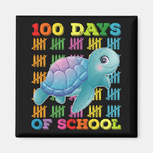 100 Tage Schullehrer Magnet