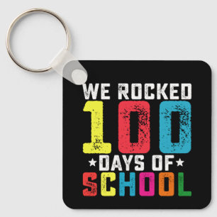 100 Tage Schullehrer Schlüsselanhänger