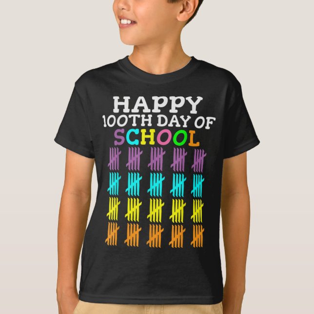 100 Tage Schullehrer T-Shirt (Vorderseite)