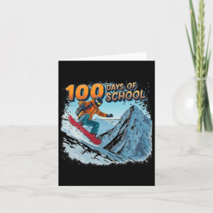 100 Tage Schullehrer und Studentenlustige Karte