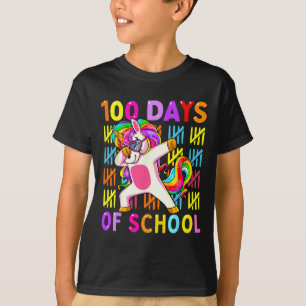 100 Tage Schulmädchen Kinder Einhorn Lover T-Shirt