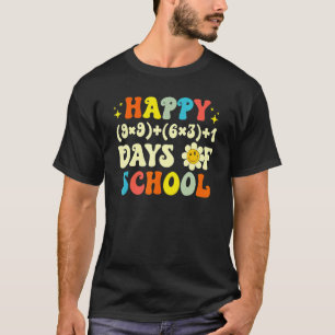 100 Tage Schulmathematik Formel 100. Tag Mathe-Tee T-Shirt
