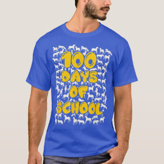 100 Tage Schulpferd-Maskottchen T-Shirt