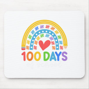 100 Tage Schulrenbow Celebration Design Mousepad