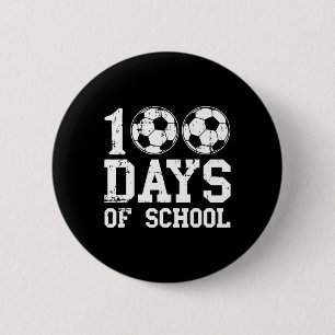 100 Tage Schulsoccer für Lehrer und Kinder Button