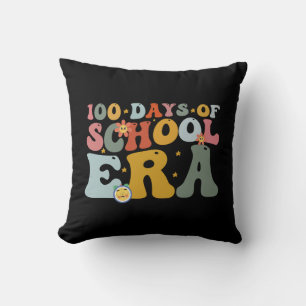 100 Tage Schultage Groovy Lehrer Kinder Kissen