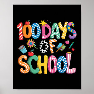 100 Tage Schultücher Preppy Coquette Schleife 100 Poster