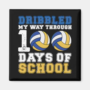 100 Tage Schulturnen im Dribbling geschafft Magnet