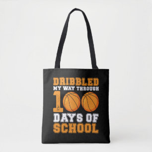 100 Tage Schulturnier Basketball dribbelte ich mic Tasche