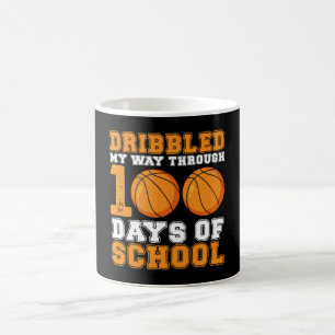 100 Tage Schulturnier im Basketball dribbelte ich  Kaffeetasse