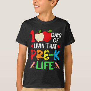 100 Tage Schulvorschullehrer T-Shirt
