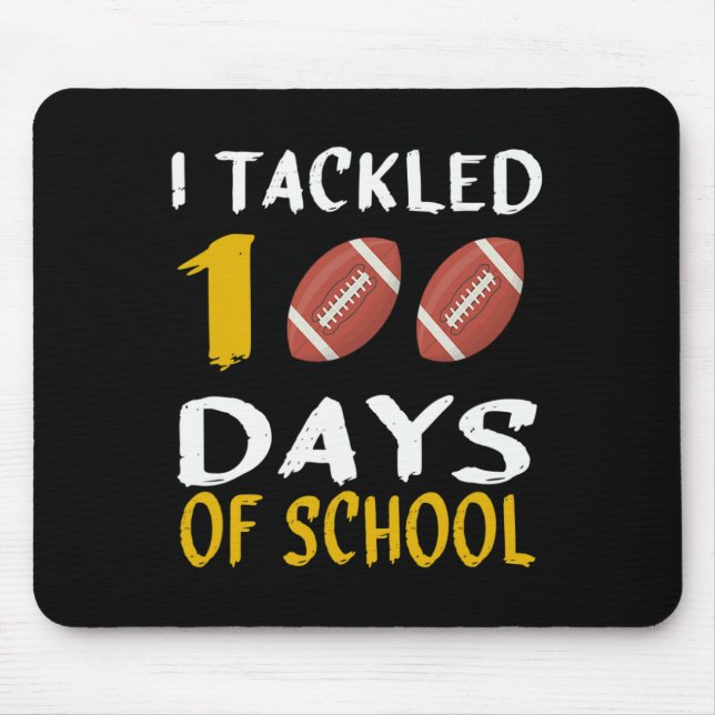 100 Tage Schulzeit 100. Schultag Mousepad (Vorne)