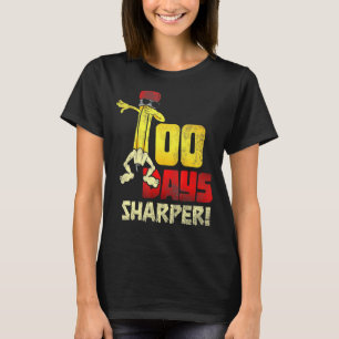 100 Tage Sharper Dab Pencil Student Kinder 100 Tag T-Shirt