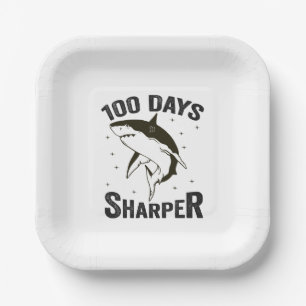 100 Tage Sharper Funny 100. Schullehrer Pappteller