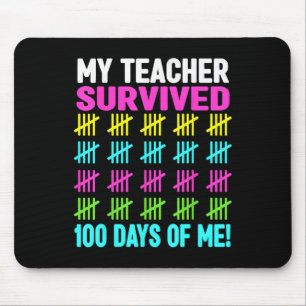 100 Tage Shirt Mädchen Kinder 100 Tage Mousepad