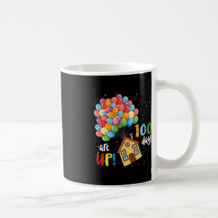 100 Tage sind bis 100 Tage Schulballon Hou Kaffeetasse