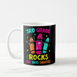100 Tage Smarter 3. Klasse Crayons 3. Klasse Rock Kaffeetasse