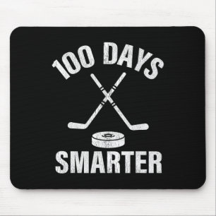 100 Tage Smarter School Hockey Sport Teacher Stude Mousepad