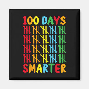 100 Tage Smarter Spaß Tally Lehrer und Schüler Nr. Magnet