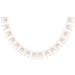 100 Tage Smartere 100 Tage der Schule Boho Rainbow Wimpelkette
