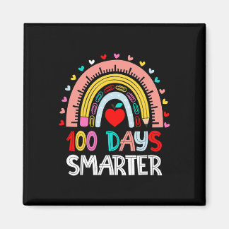 100 Tage Smarterer Regenbogen 100. Schullehrgang Magnet