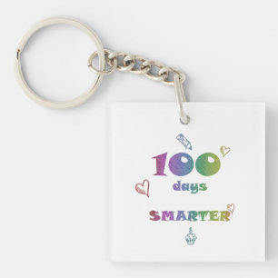 100 Tage Smarterer Schlüsselanhänger - 100. Schult