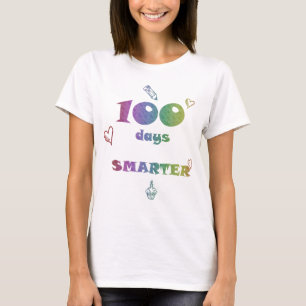 100 Tage Smarterer T - Shirt - Feierlichkeiten T-S