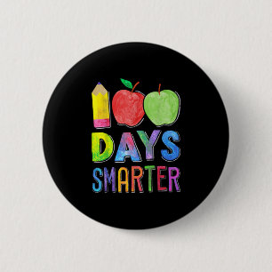 100 Tage Smer 100. Tag der Schule Frauen Lehrerin Button