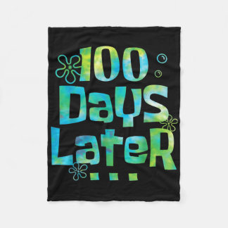 100 Tage später 100. Schullehrer Fleecedecke
