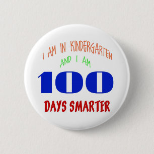 100-Tage-Taste für Kindergartenspieler Button