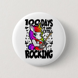 100 Tage und immer noch rocken - 100 Tage Schulzei Button