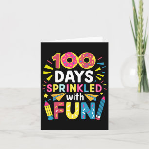100 Tage verteilt mit Spaß Donuts 100 Tage Smarte Karte