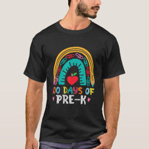 100 Tage vor dem Schulabschluss klüger mit Regenbo T-Shirt