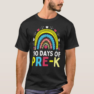100 Tage vor dem Schulabschluss klüger mit Regenbo T-Shirt