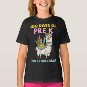 100 Tage vor der K No Prob-Llama 100. Day School G T-Shirt