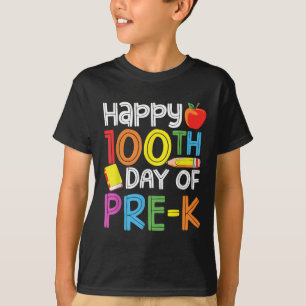 100 Tage Vorschullehrer Kinder 100 Tage T-Shirt
