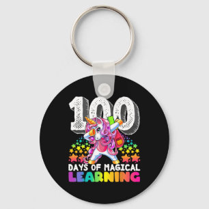 100 Tage Zauberkunststube Einhorngeschenk Schlüsselanhänger