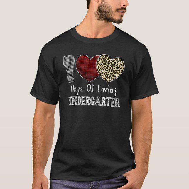 100-tägige Kindergartenlehrerin Leo T-Shirt (Vorderseite)