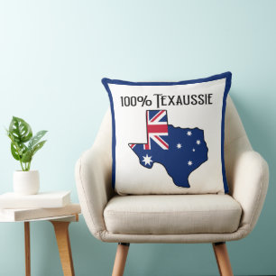 100% Texaussie Throw Kissen