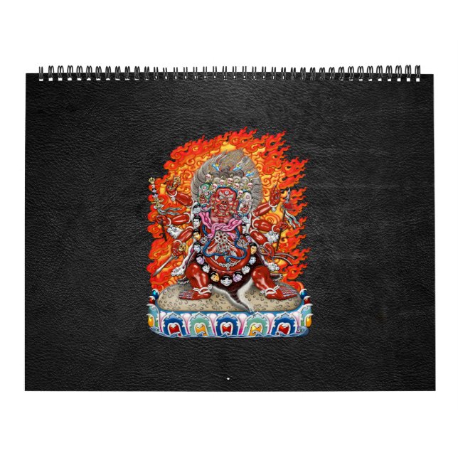 [100] Tibetischer Thangka - Wrathful Deity Hayagri Kalender (Titelbild)