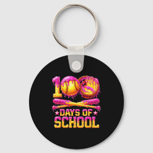 100 tröpfelnde Schultage Softball Eiscreme 100. Schlüsselanhänger