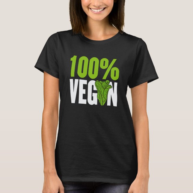 100 Vegan T-Shirt (Vorderseite)