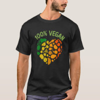 100 Vegane Bunte Herz kühle Vegane Früchte Gemüse