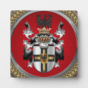 [100] Wappen-Teutonenkappe Fotoplatte