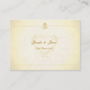 100 Wedding Einschließungs-Vintages Begleitkarte