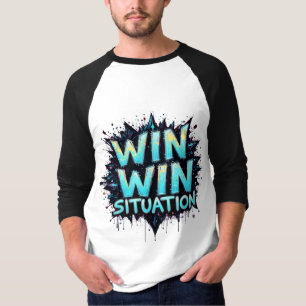 100% Win-Win Herren Basic 3/4 Sleeve Raglan T - Sh T-Shirt