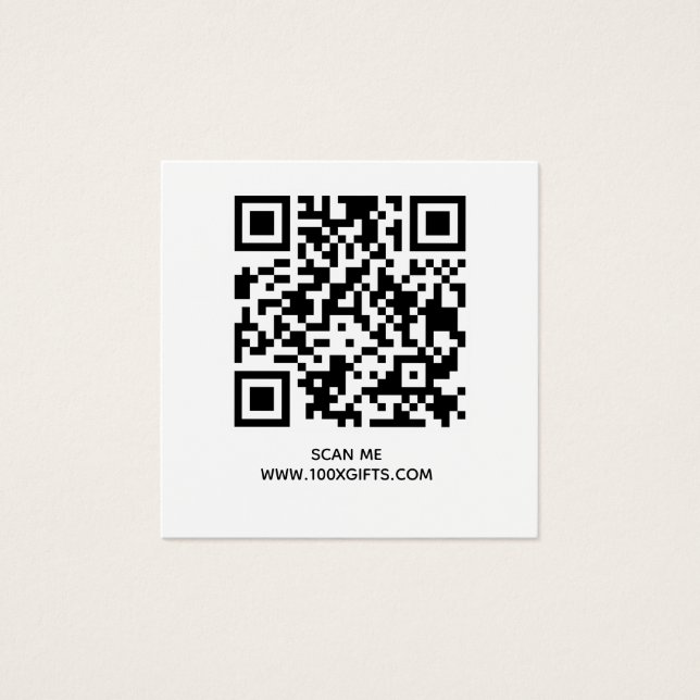 100 X QR CODE SIGN CARDS - NUTZEN SIE HIER DEN FRE (Vorderseite)